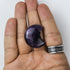 1 Inch Dark Amethyst Moon B4