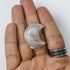 1 Inch Blue Rose Quartz Moon C4