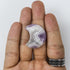 1 Inch Chevron Amethyst Moon E4