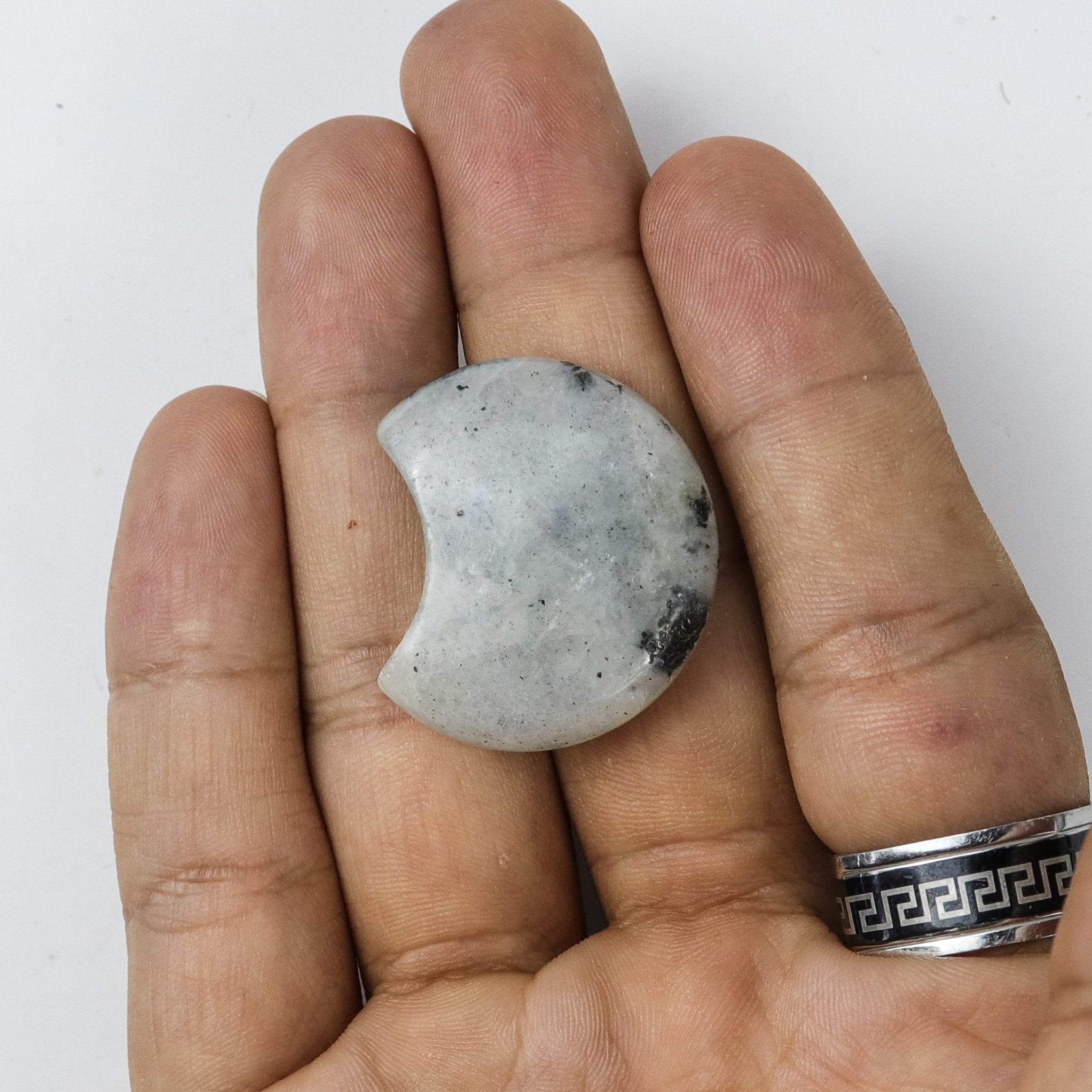 1 Inch Rainbow Moonstone Moon F4