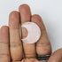 1 Inch Rose Quartz Moon L4