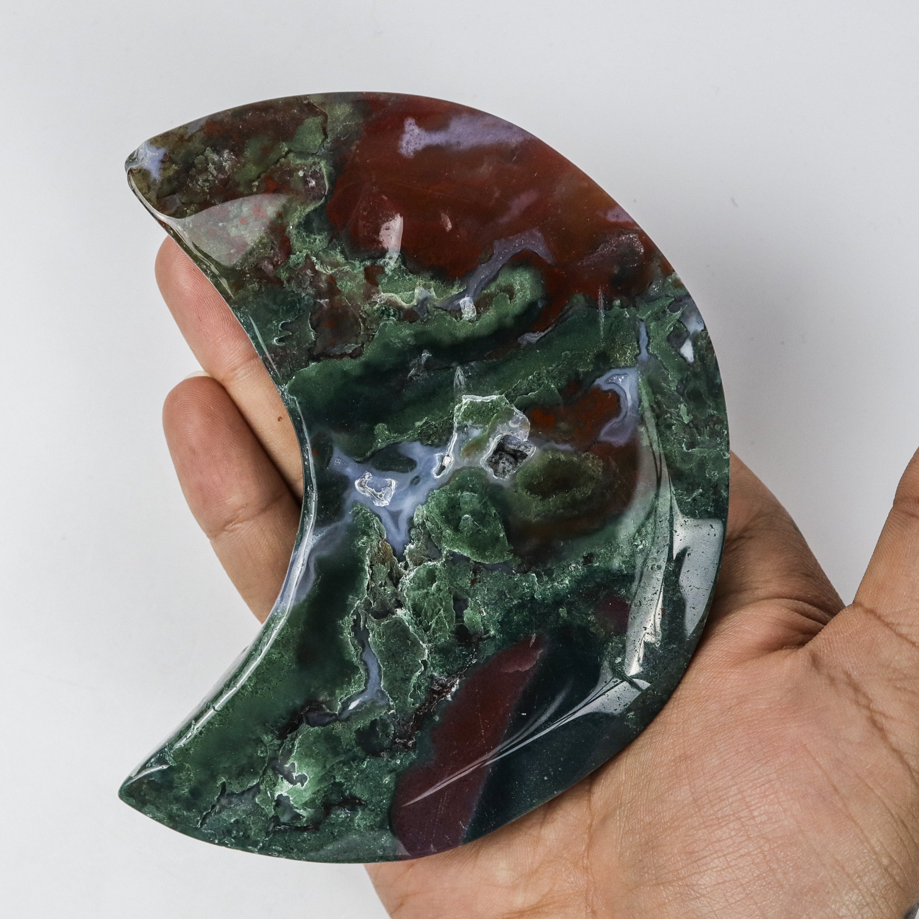 5 Inch Ocean Jasper Moon B31