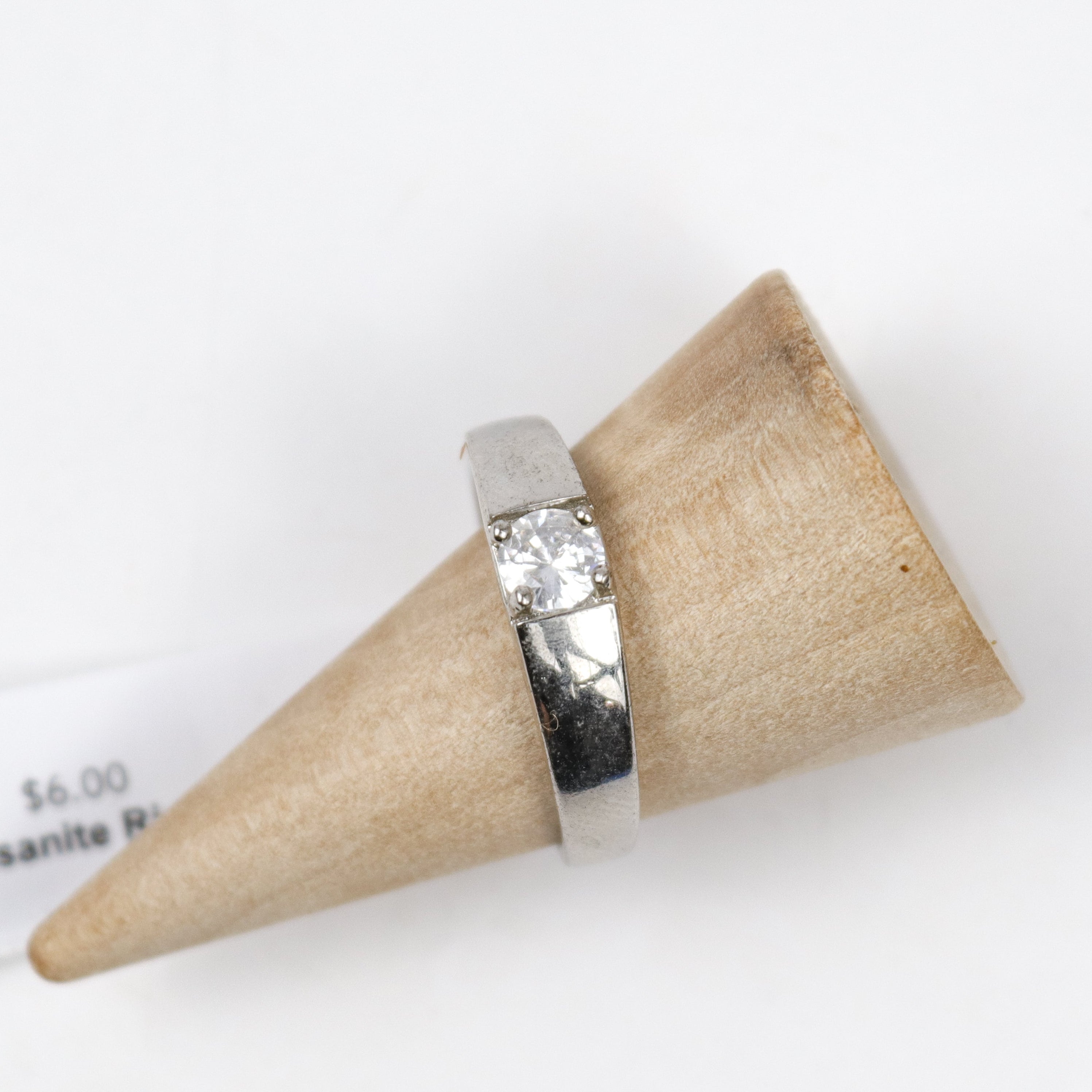 Moissanite Adjustable Ring B6