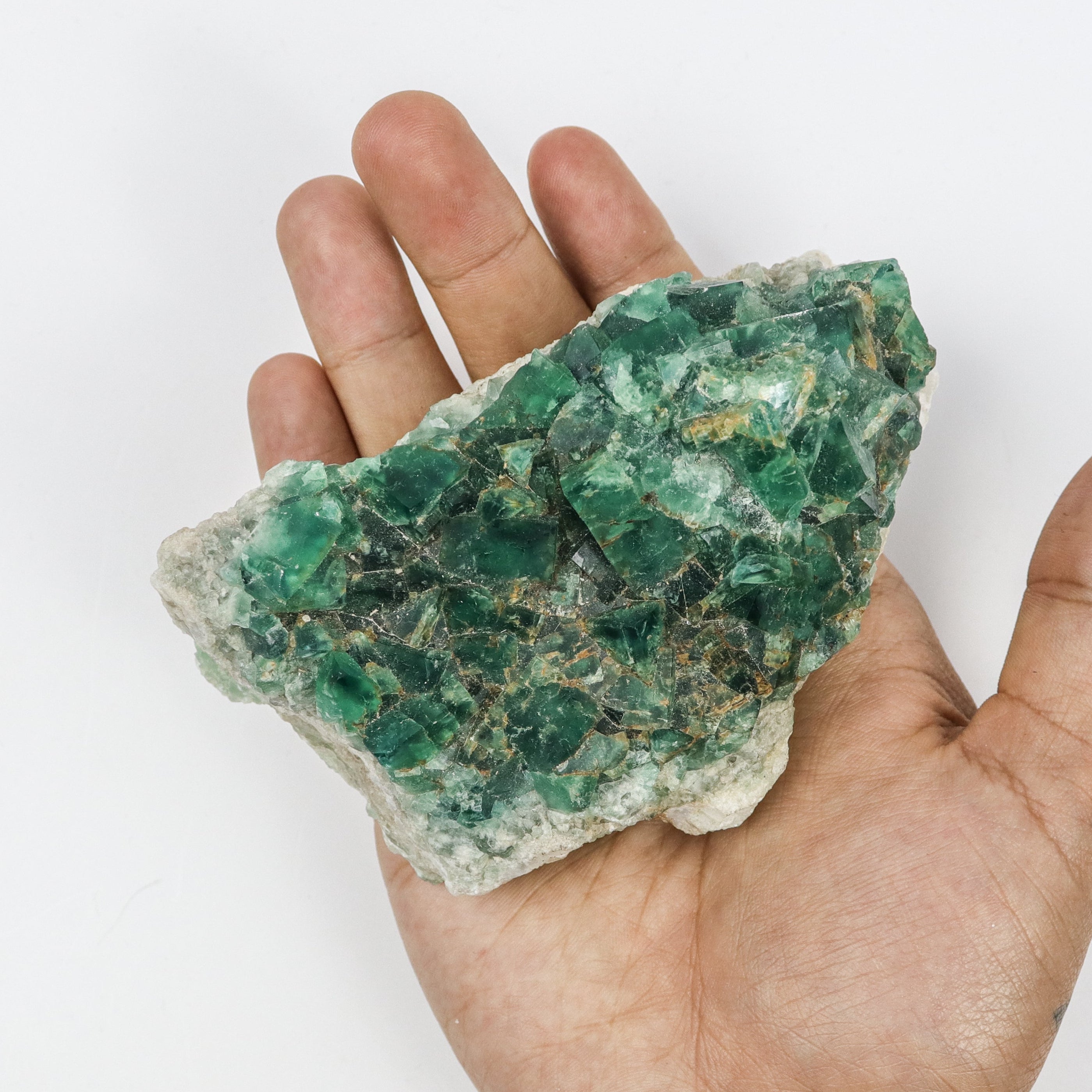 4.5 Inch Green Fluorite M58