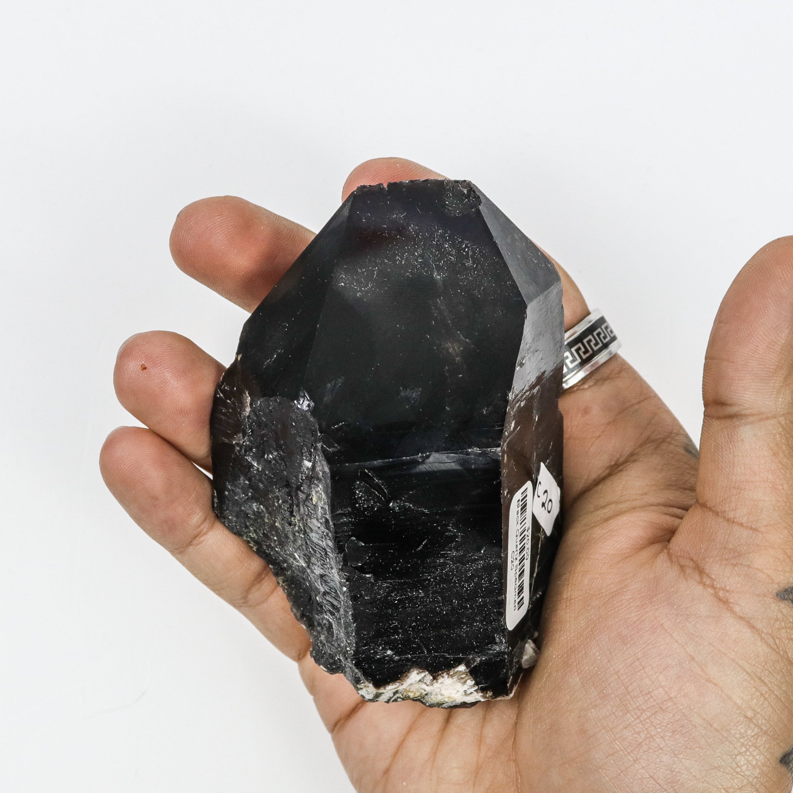 4 Inch Black Quartz Specimen C20