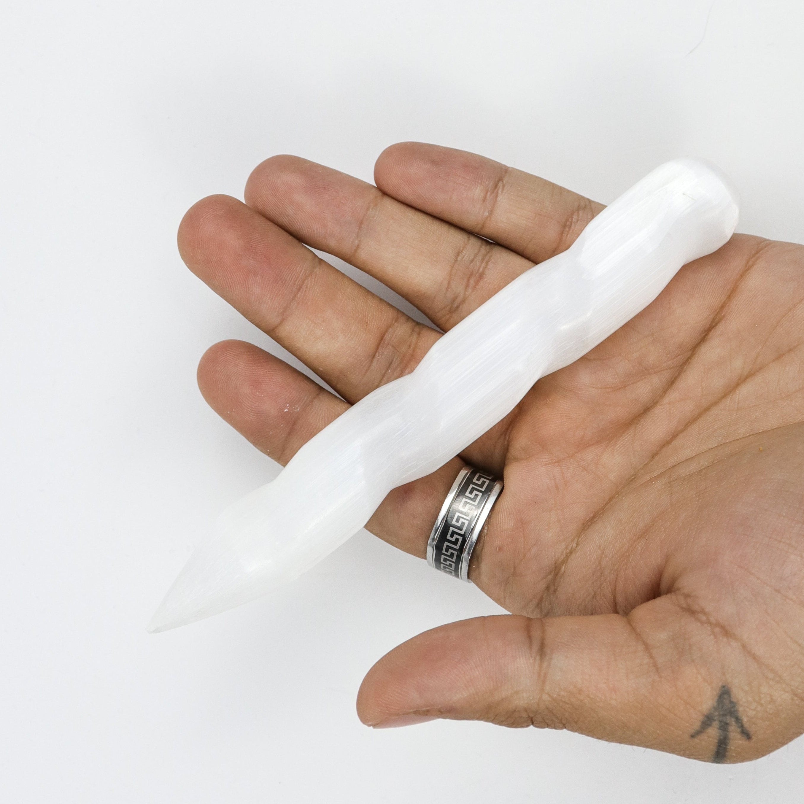 6 Inch Selenite Wand C6