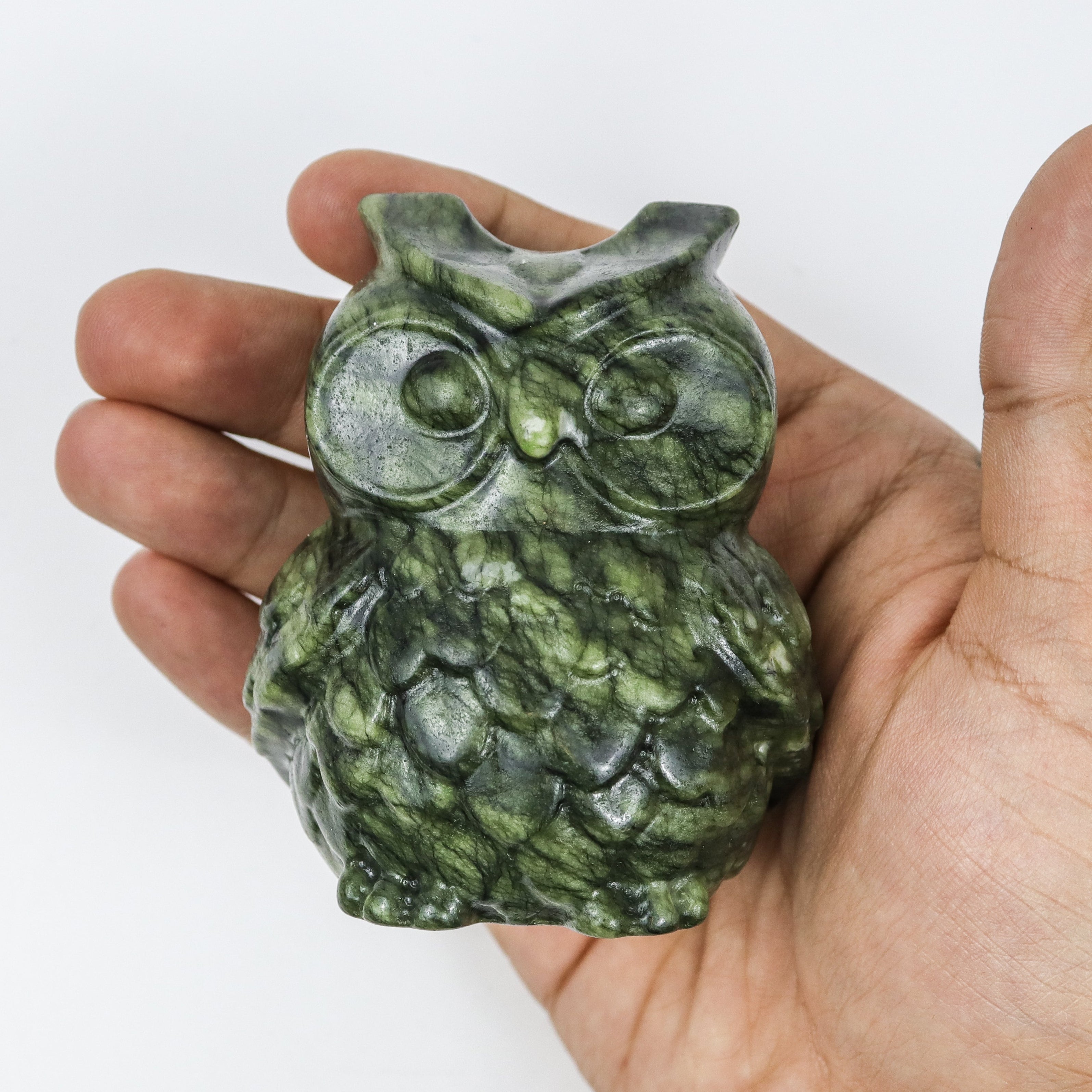 3 Inch Serpentine Owl E25