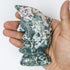 4.5 Inch Moss Agate Moon F16