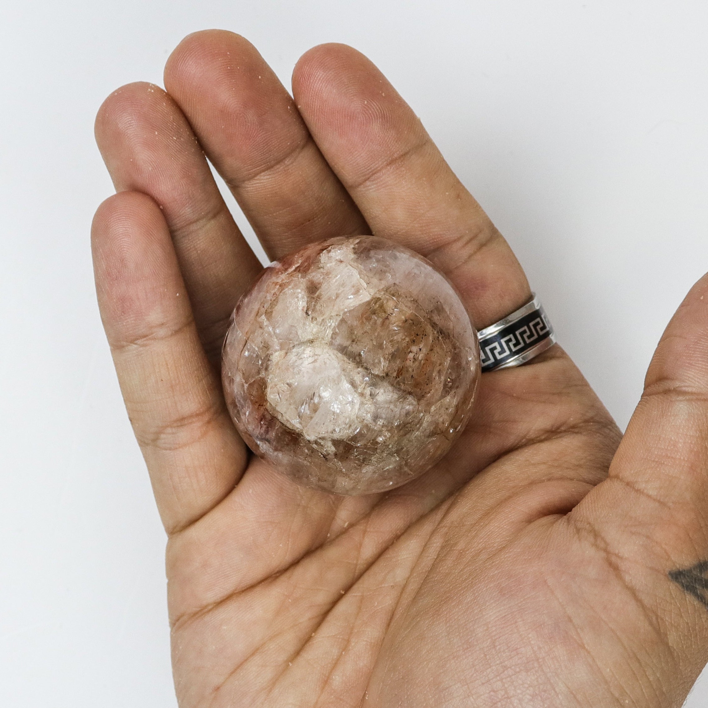 1.25 Inch Fire Quartz Sphere G6