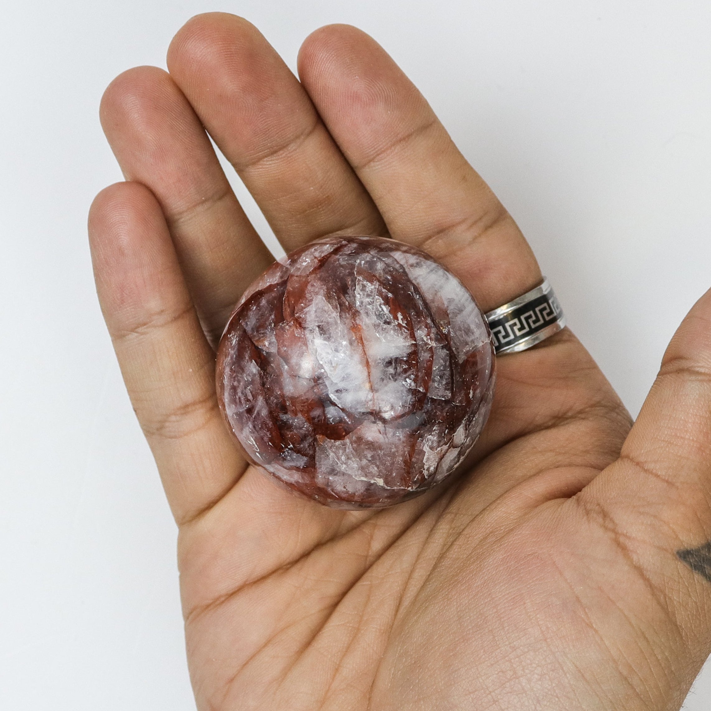 1.5 Inch Fire Quartz Sphere F7