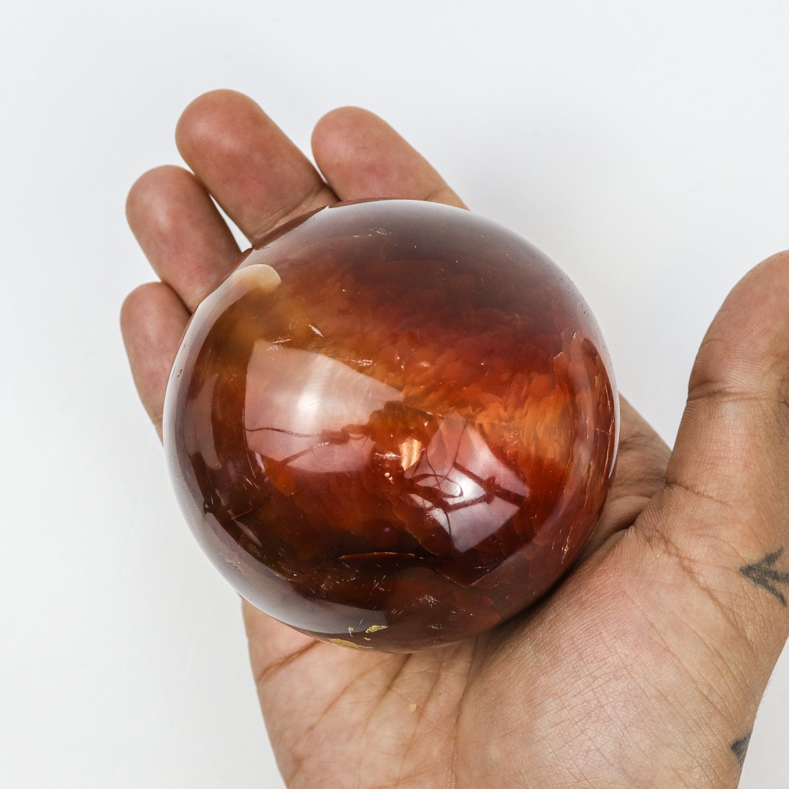 2.75 Inch Carnelian Sphere F30