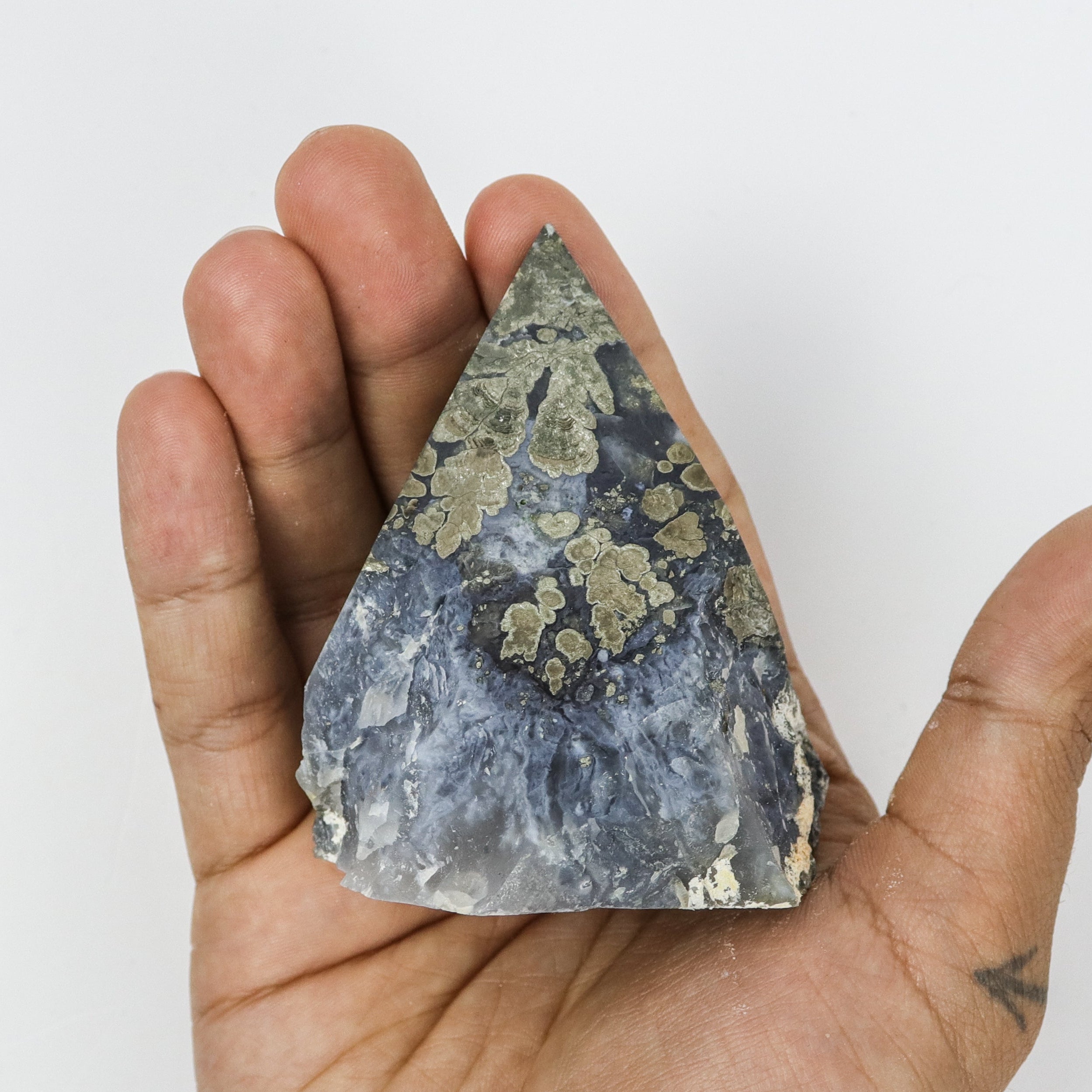 3 Inch Marcasite Top Polish E15