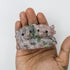 3.25 Inch Plum Blossom Jasper Twin Highland Cows A30