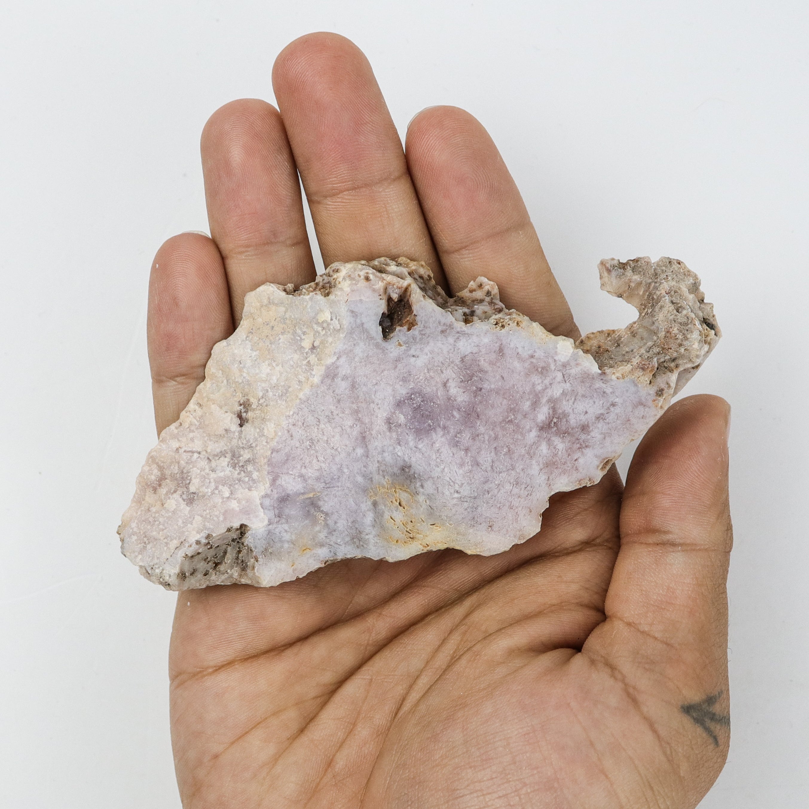 4.5 Inch Pink Amethyst Slab K8