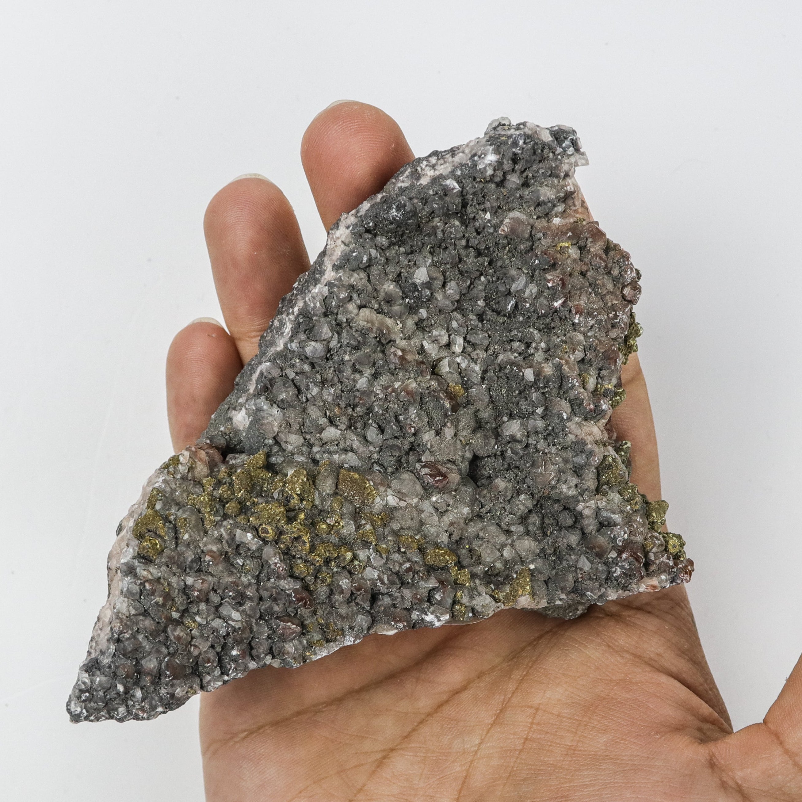 5 Inch Calcite, Pyrite & Hematite Specimen B21
