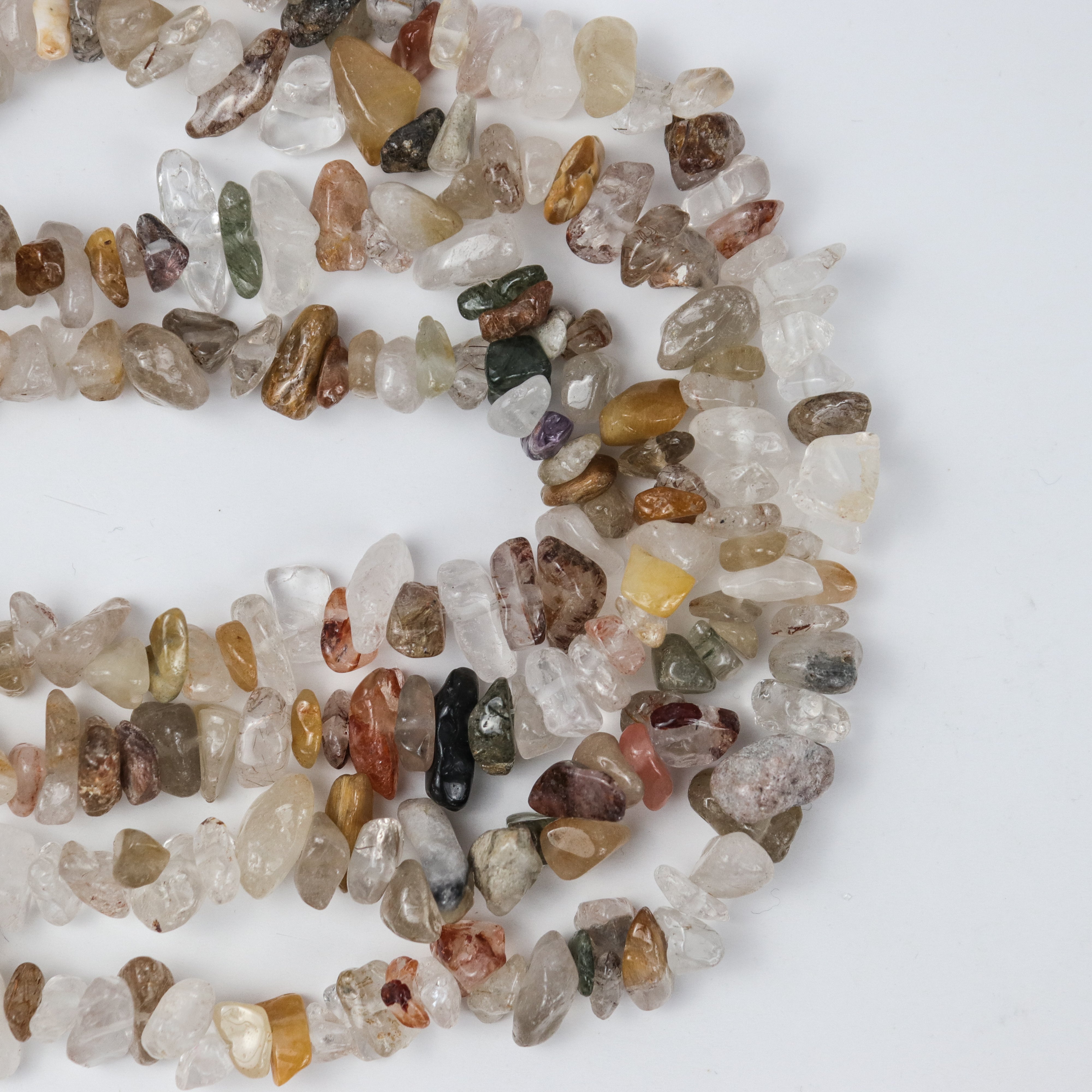 Garden Quartz Chip Bead Strand