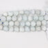 10mm Aquamarine Bead Third Strand