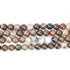 6mm Petrified Wood Bead Half Stran