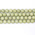 10mm Olive Jasper Bead Half Strand