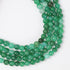 6mm MW Dyed Green Chalcedony Bead Strand