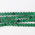 8mm Green Acrylic Flat Heart Bead Half Strand