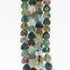 10mm Indian Agate Flat Heart Bead Half Strand