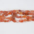 Small Yanyuan Scarlet Agate Nugget Bead Half Strand