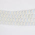 8mm Opalite Flat Heart Bead Half Strand