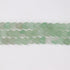 8mm Green Aventurine Flat Heart Bead Half Strand