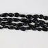 Small Black Obsidian Nugget Bead Half Strand