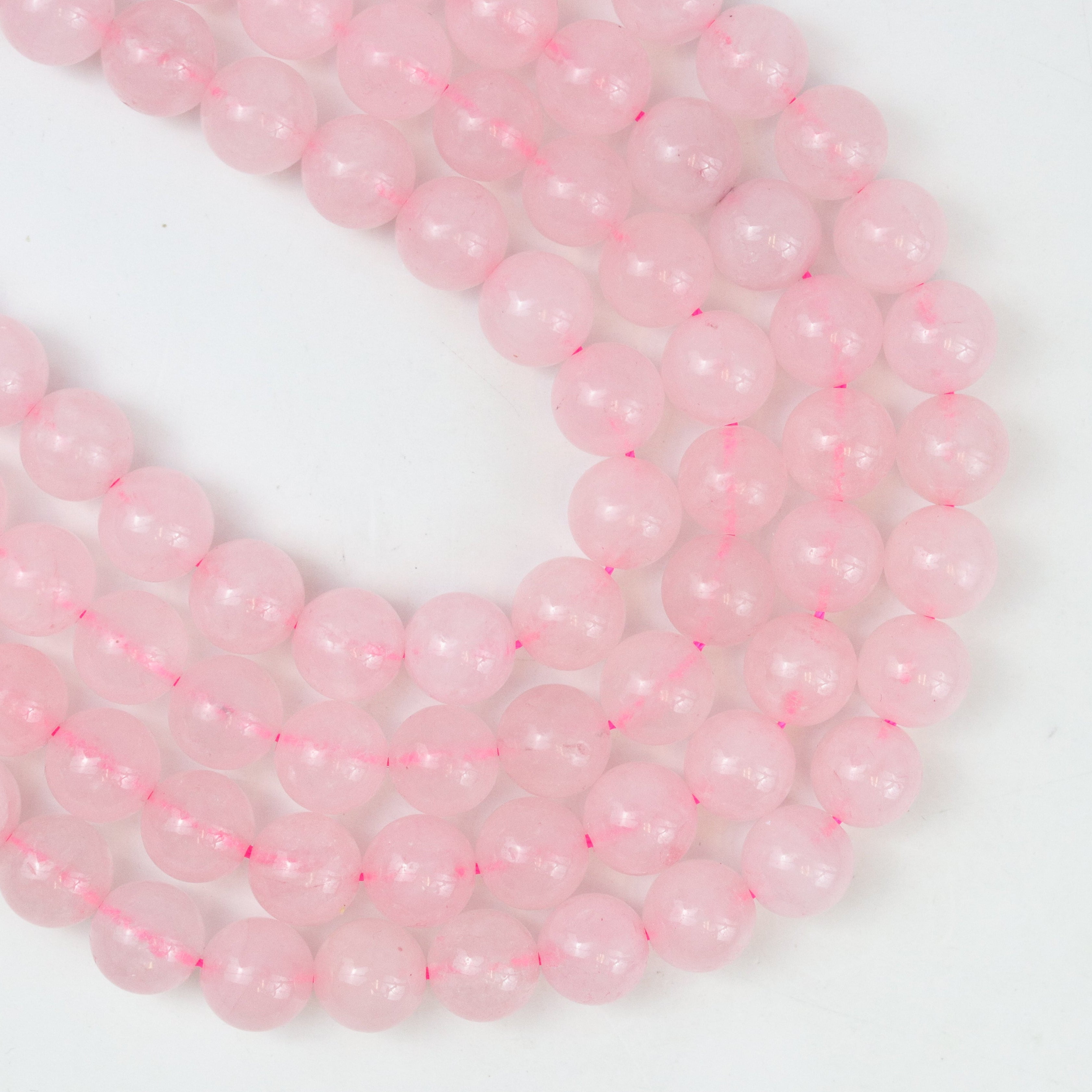 10mm Rose Quartz Bead Strand