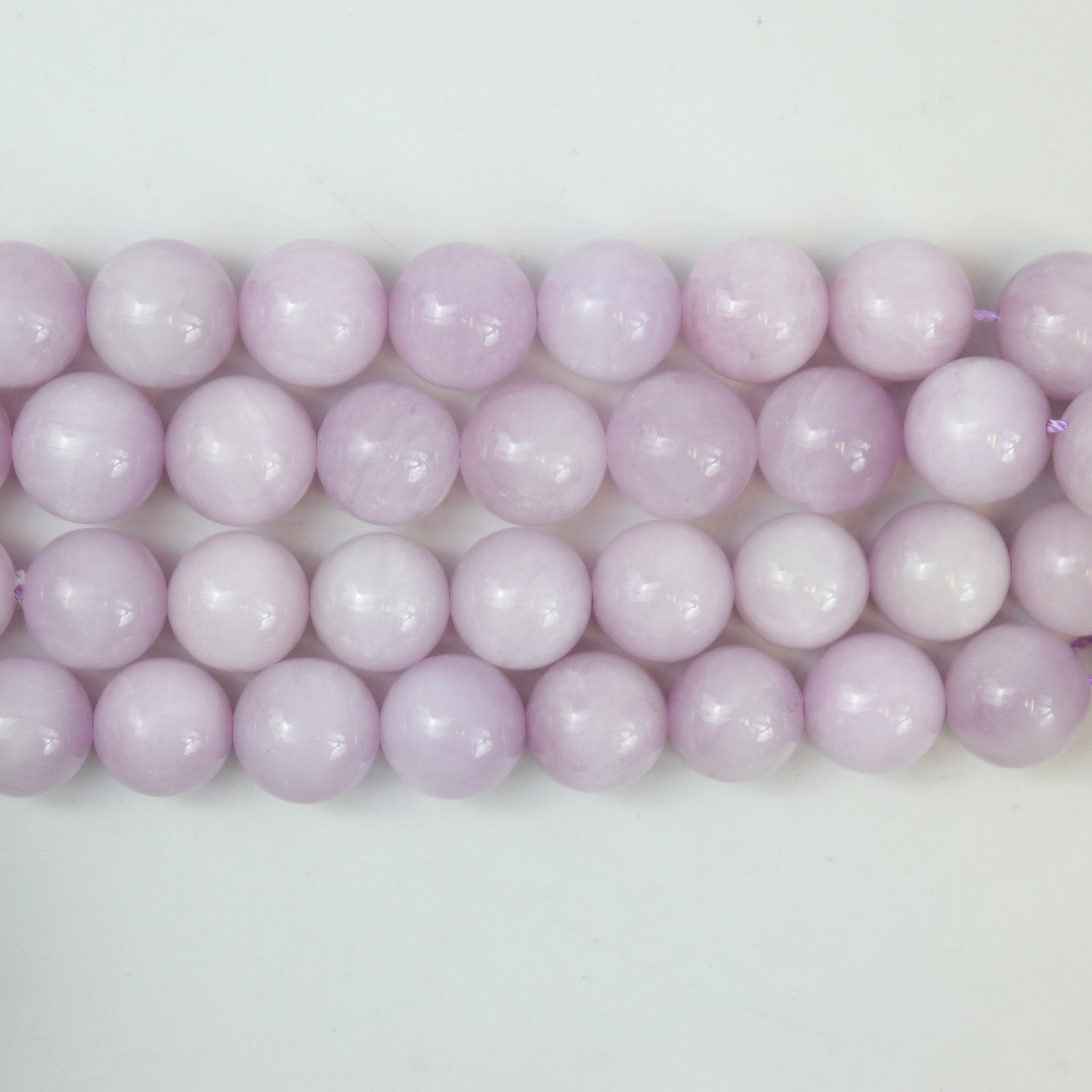 10mm Kunzite Bead Third Strand
