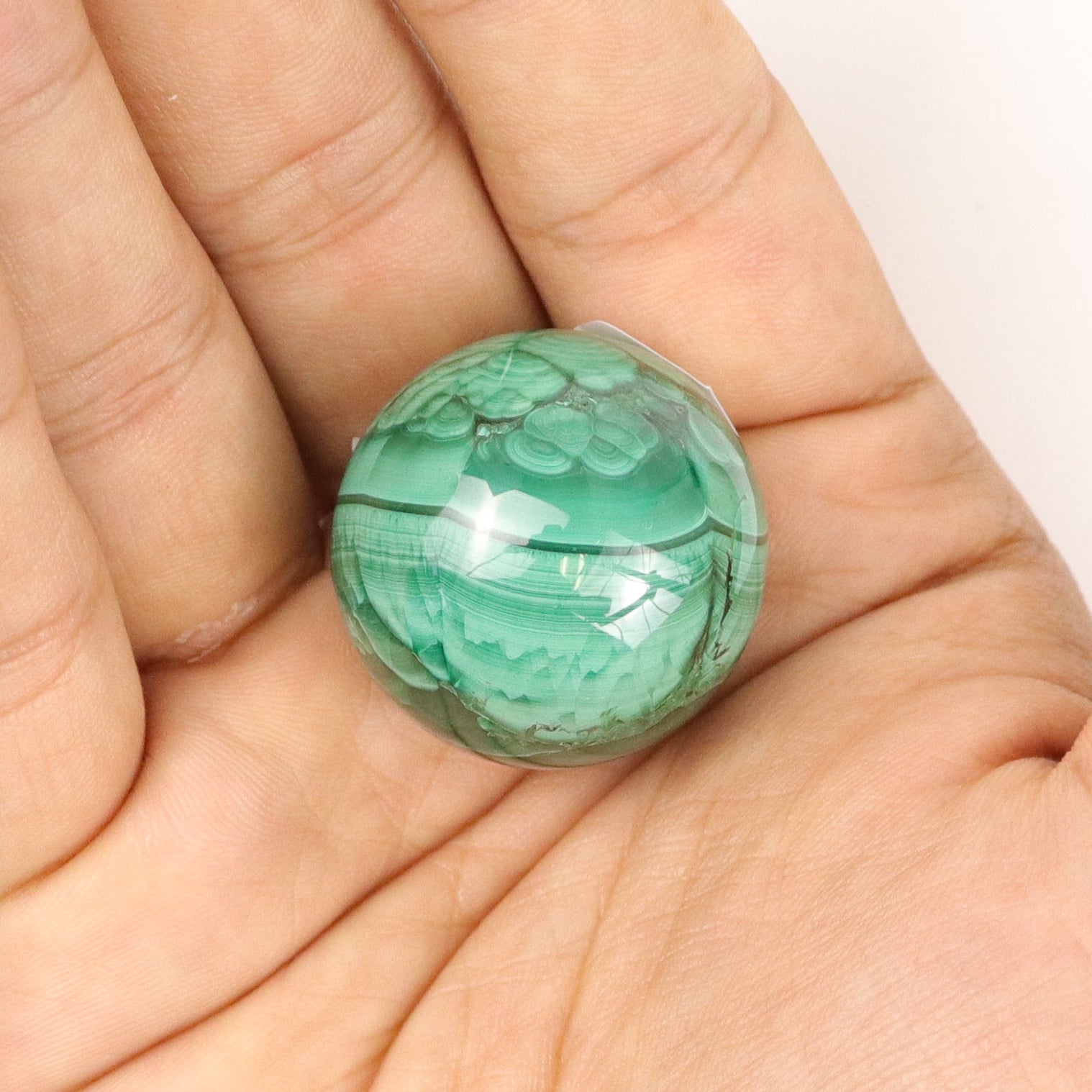 1 Inch Malachite Sphere B38