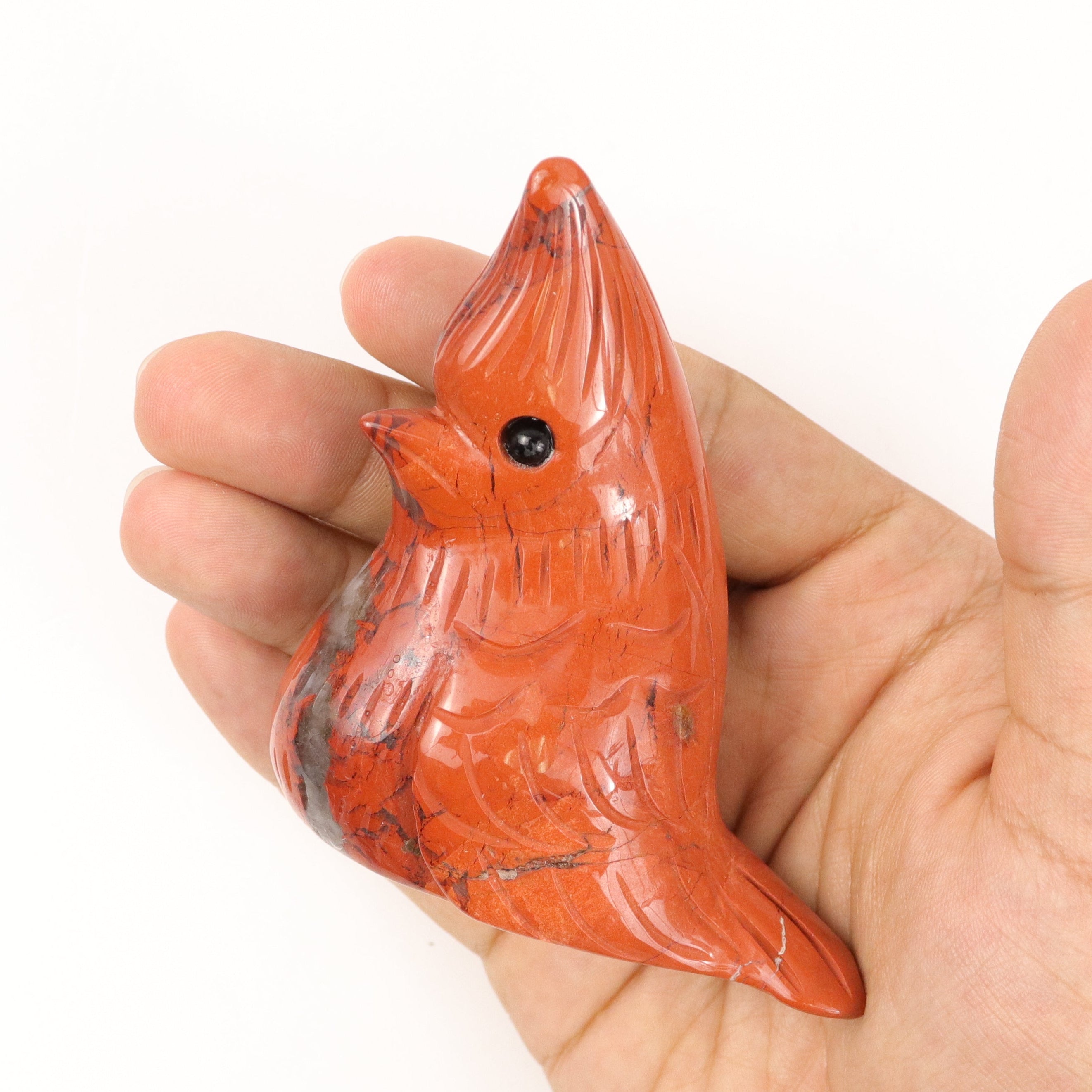 3.5 Inch Red Jasper Cardinal F59