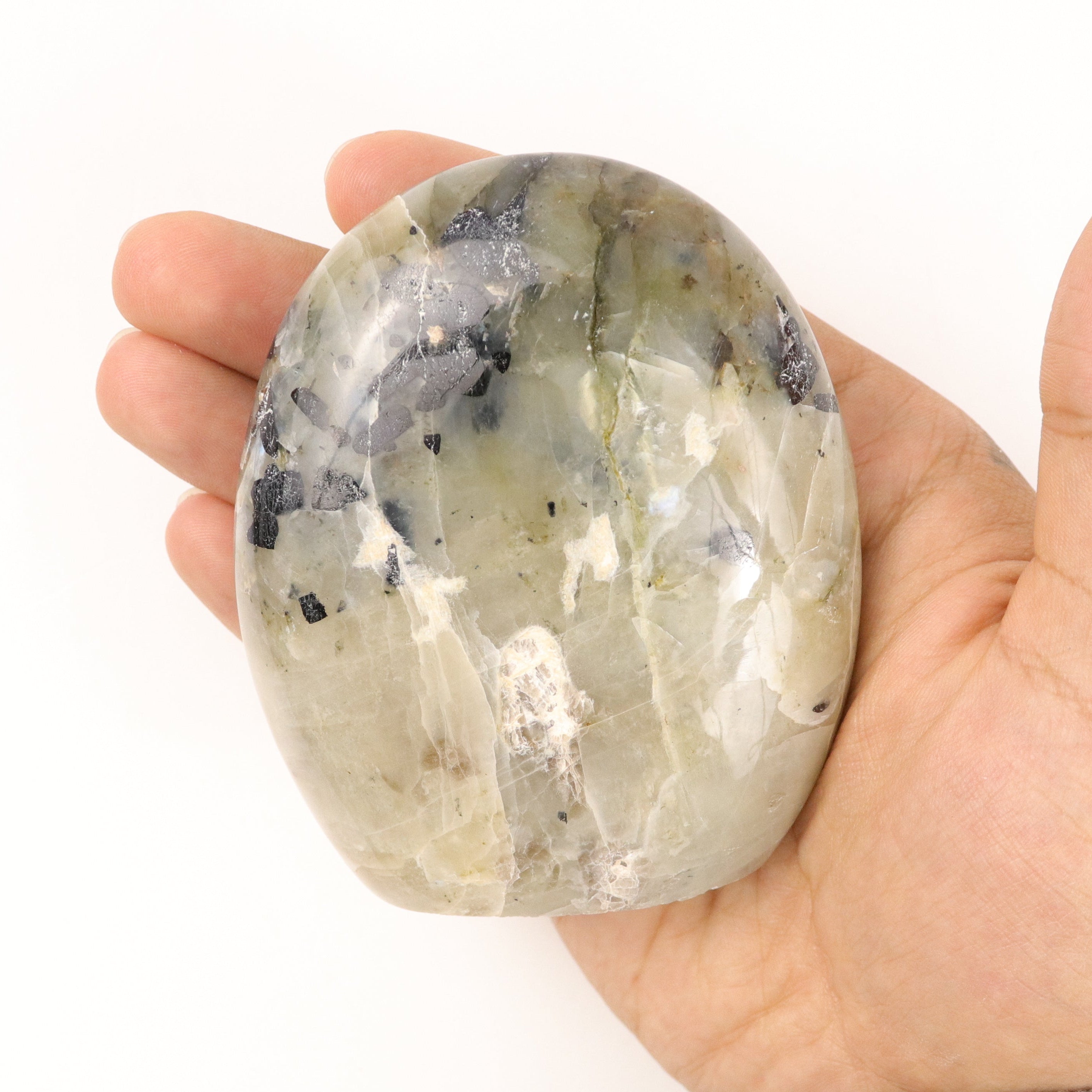 3.5 Inch Green Moonstone Freeform C42