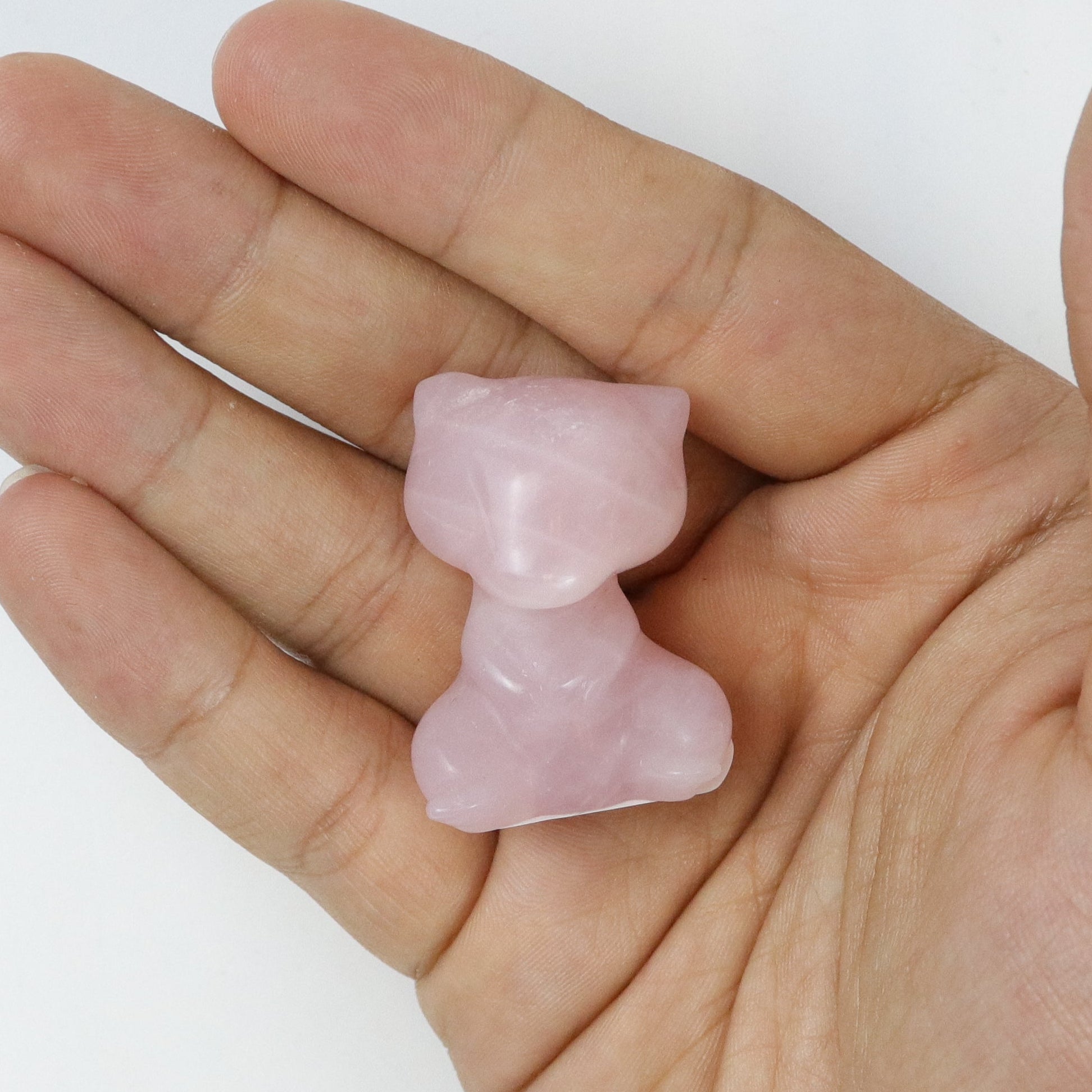 1.5 Inch Rose Quartz Mew B8