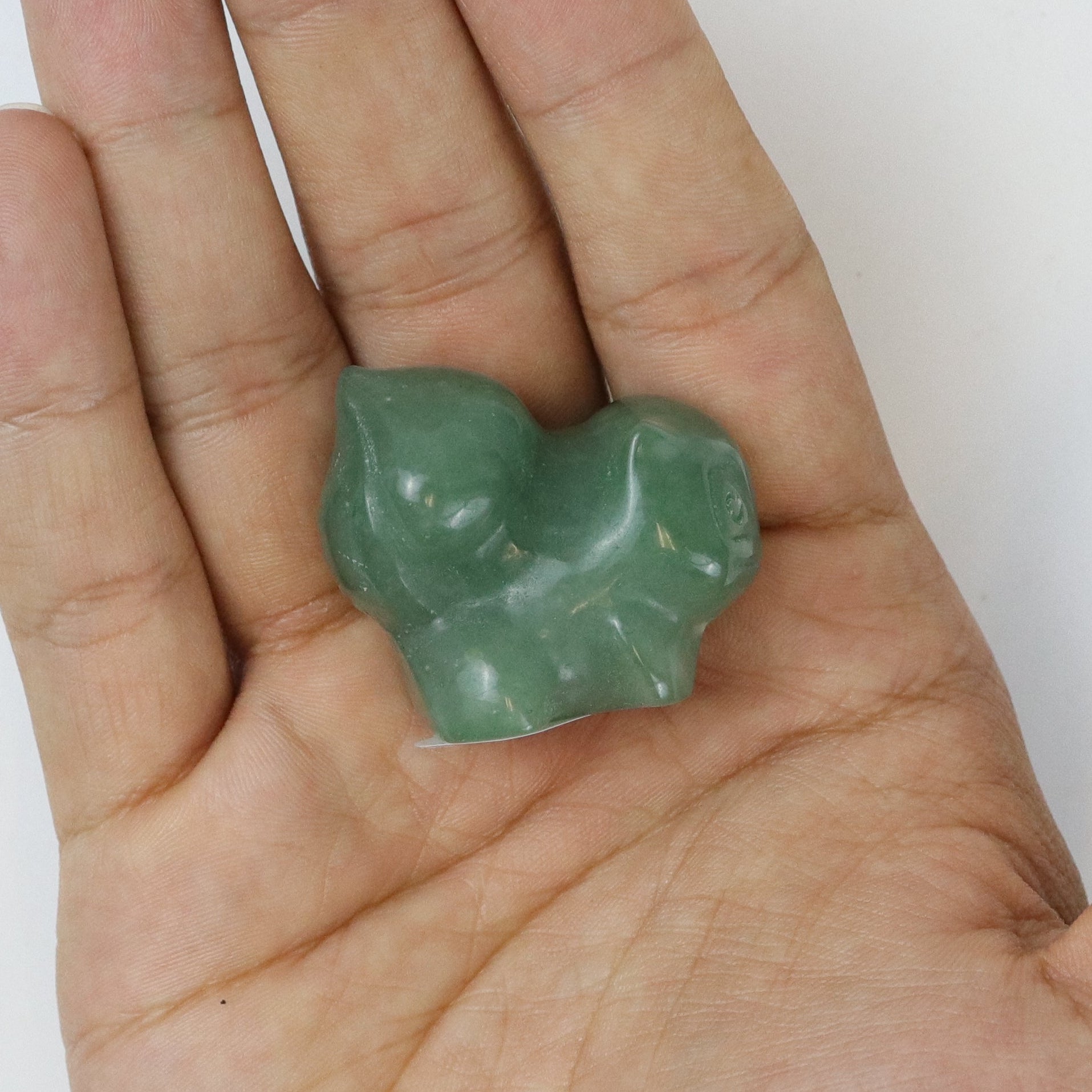 1.5 Inch Green Aventurine Bulbasaur L8