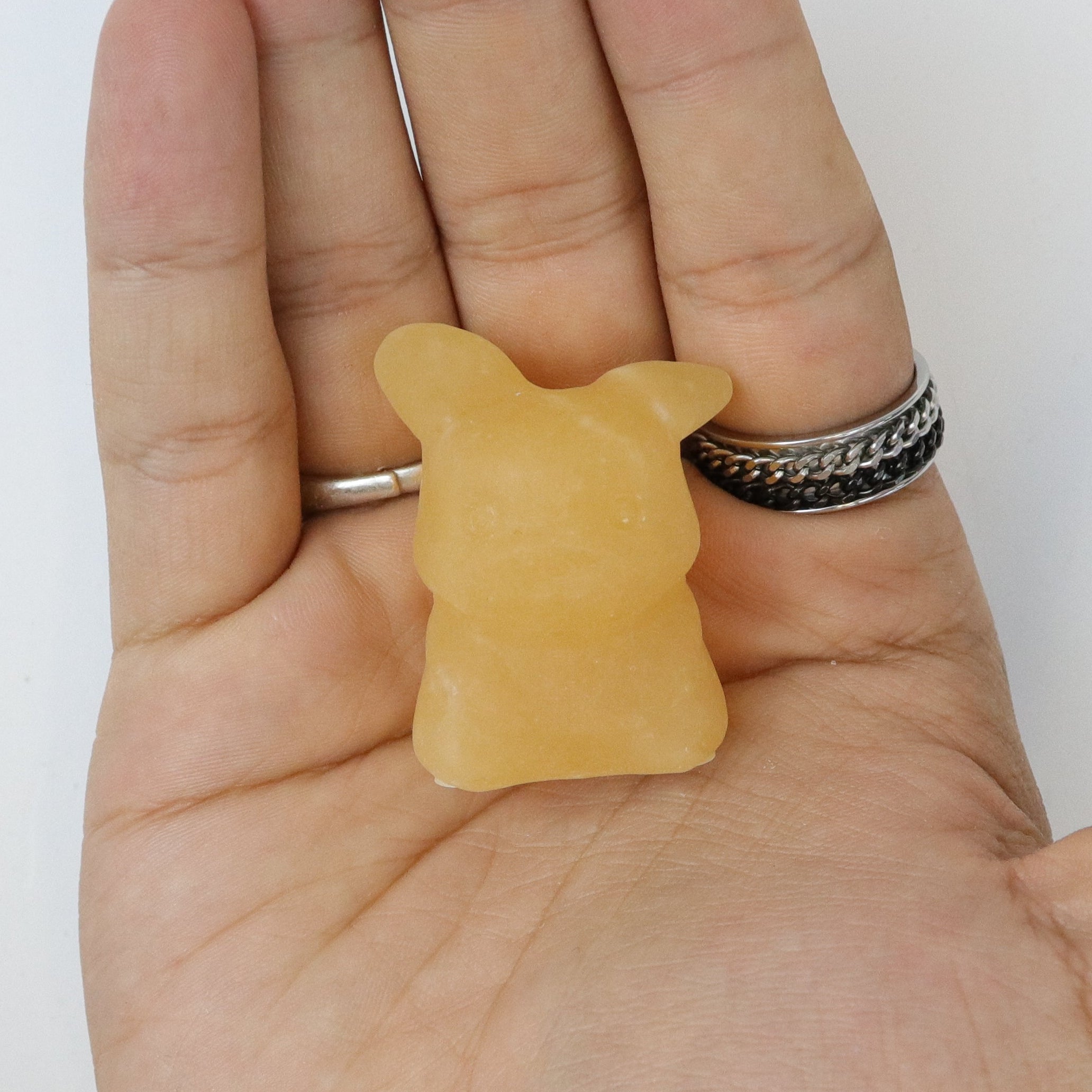 1.5 Inch Orange Calcite Pikachu K8