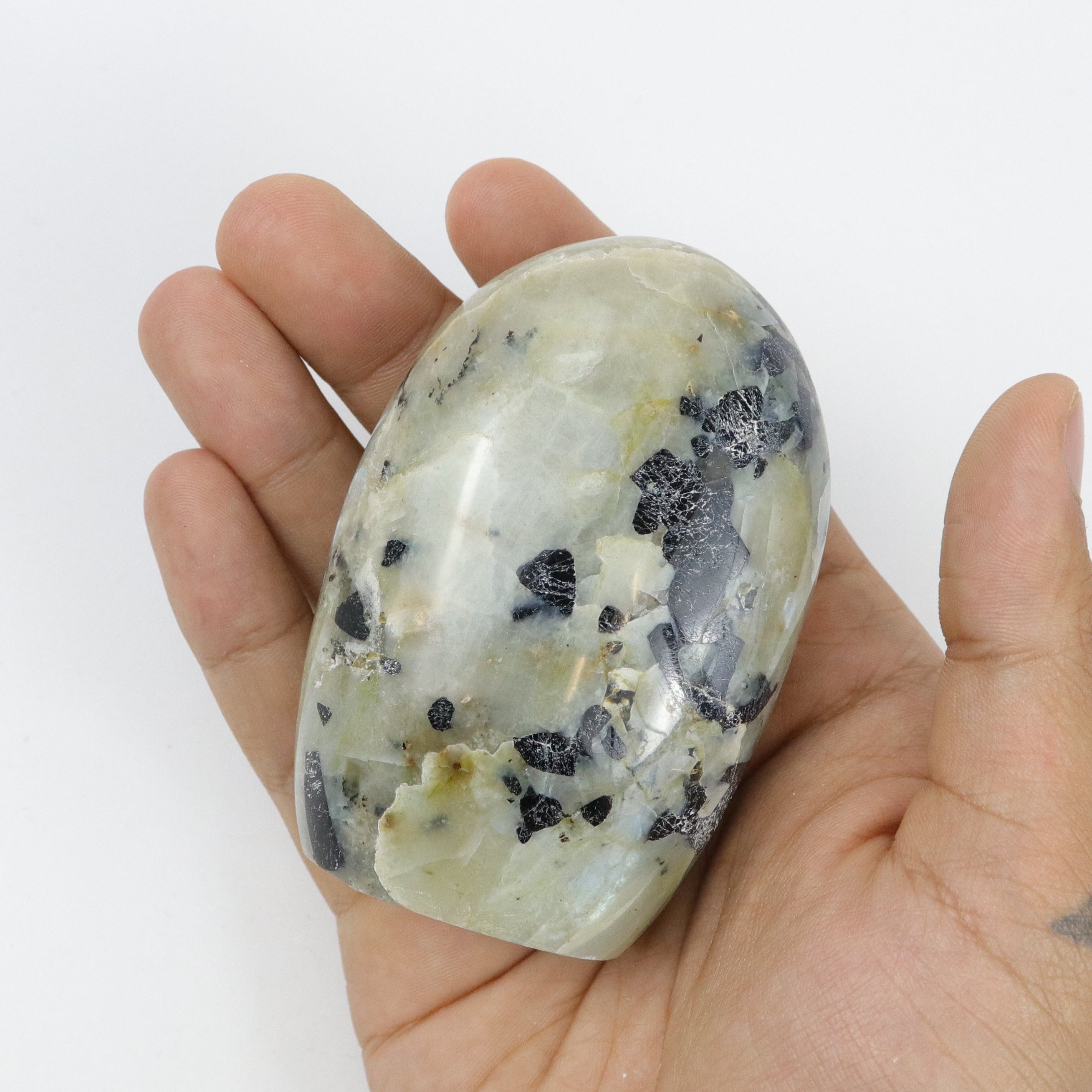 3.5 Inch Green Moonstone Freeform F32