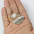 1.5 Inch Blue Flower Agate Heart B4