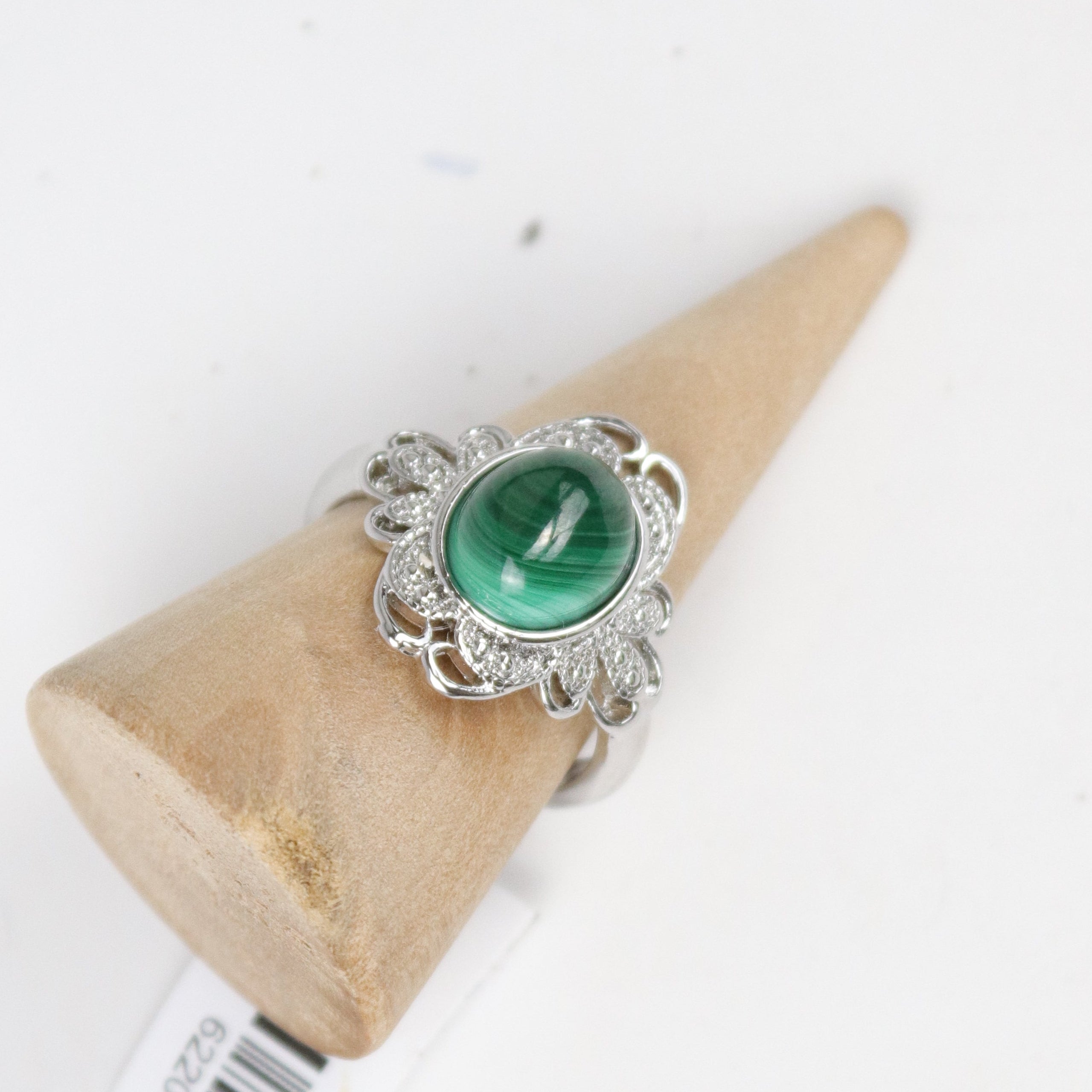 Malachite Adjustable Ring A6