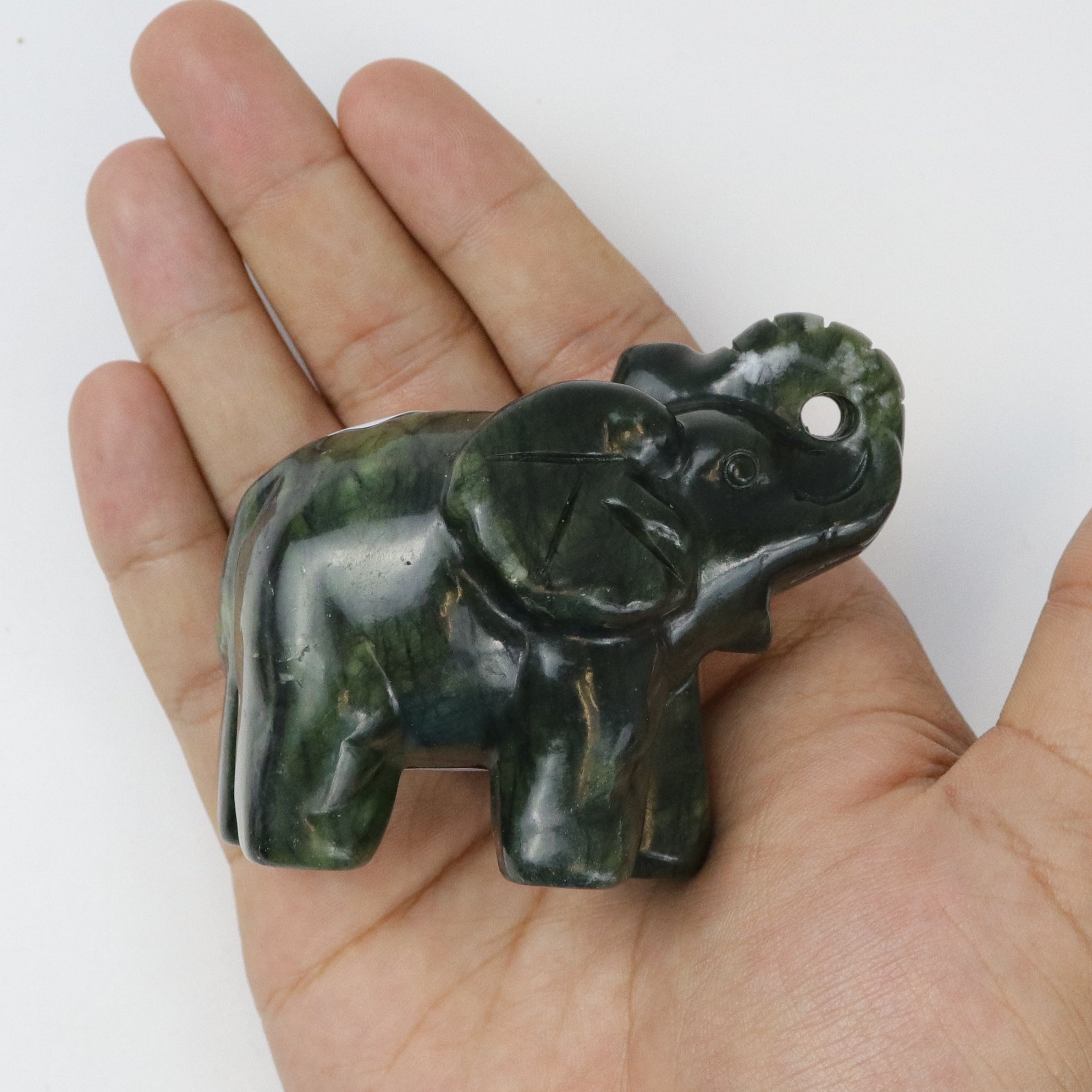 3 Inch Serpentine Lucky Elephant F32