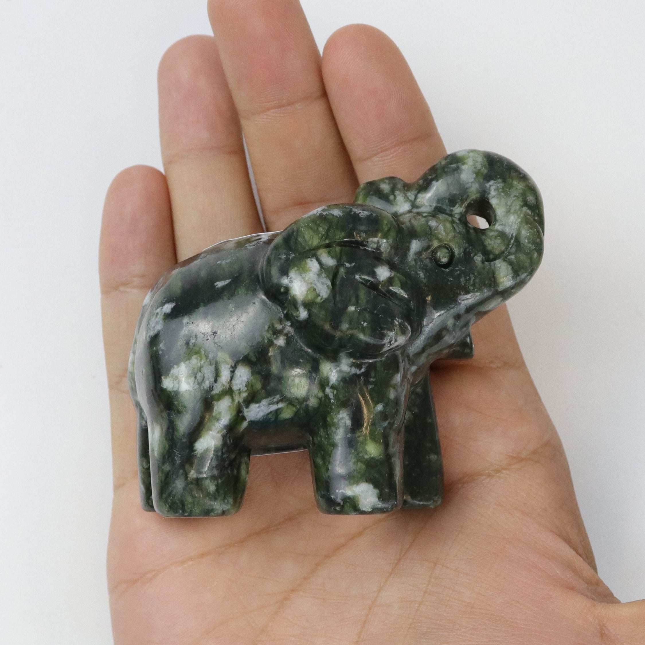 3 Inch Serpentine Lucky Elephant D32