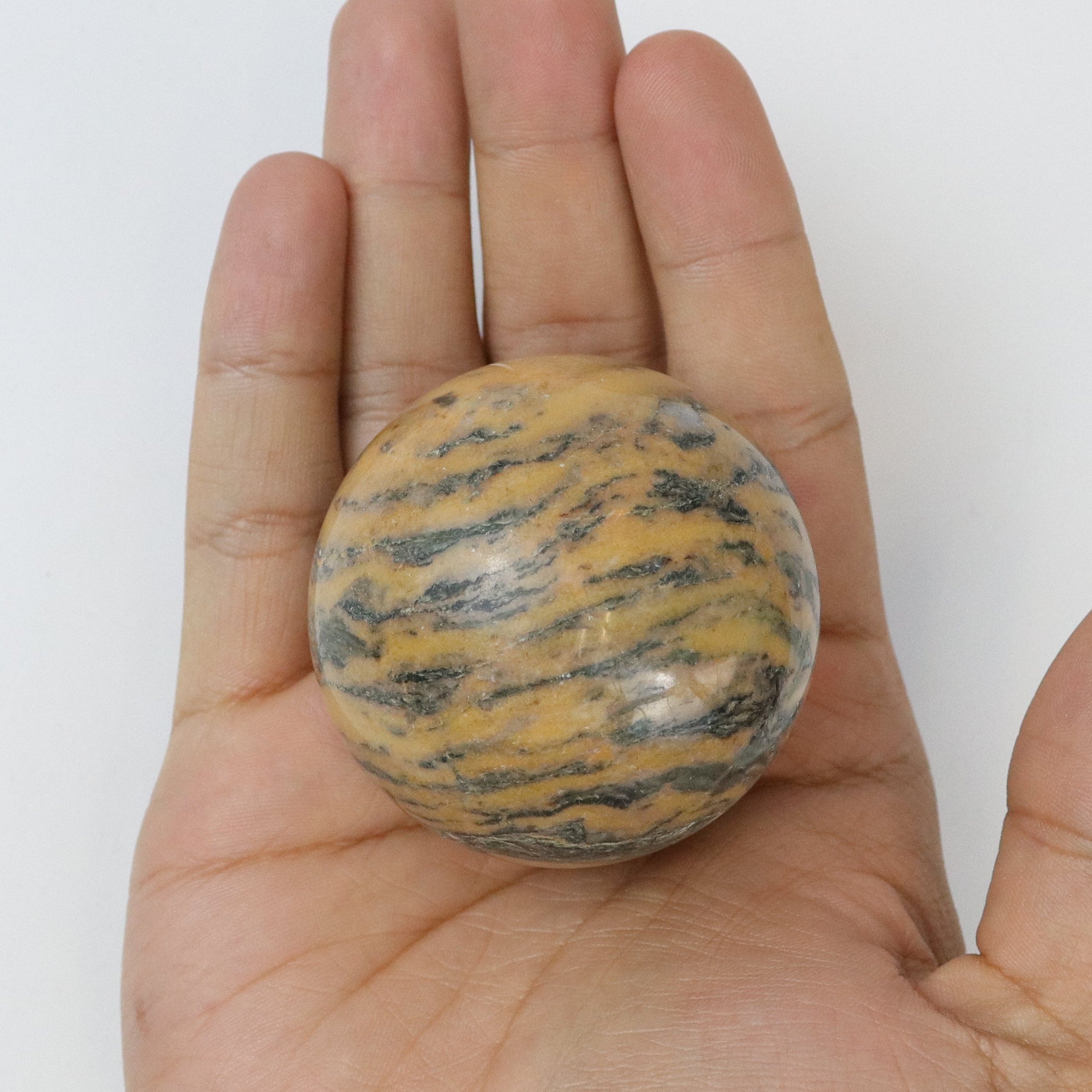 2 Inch Tigers Skin Jasper Sphere E22