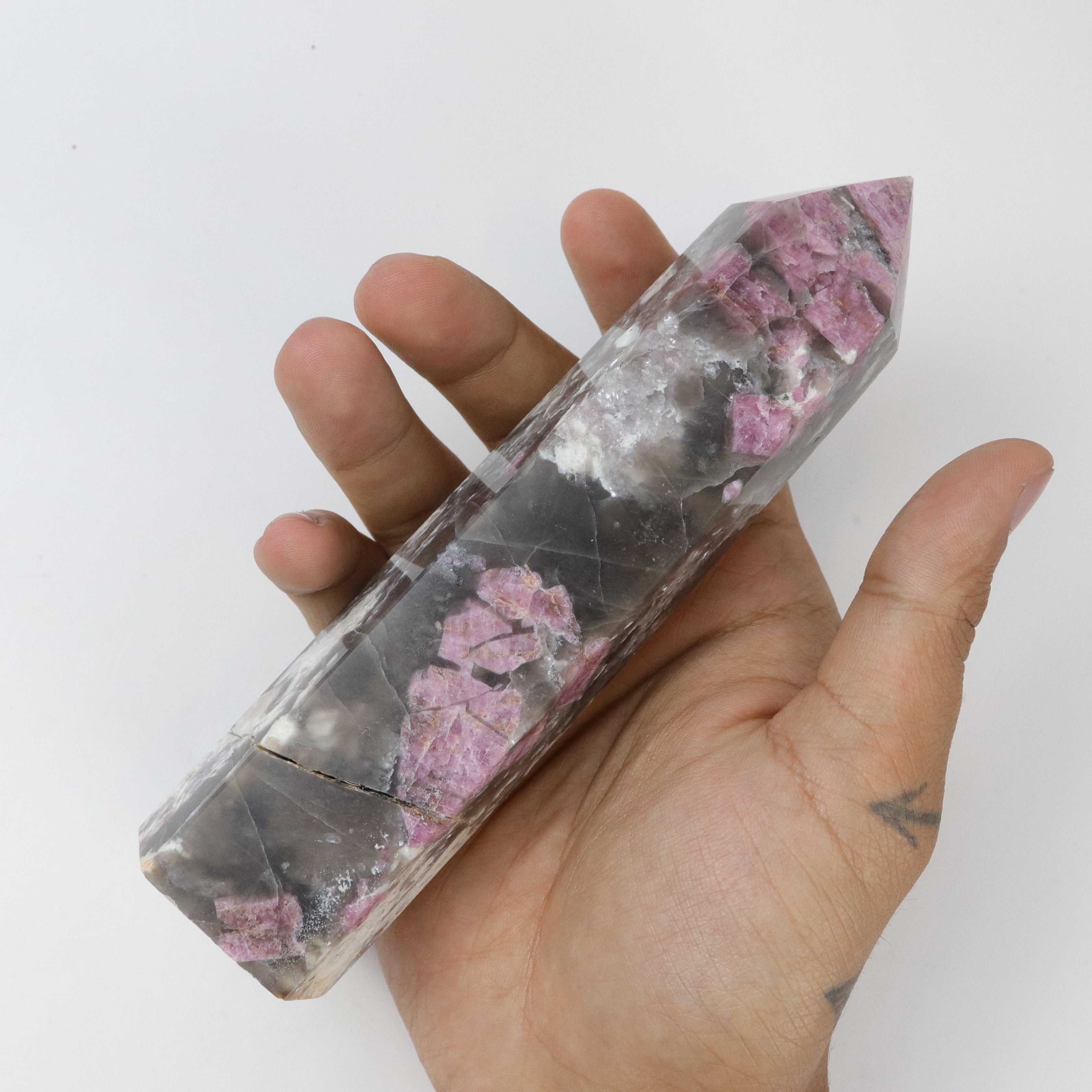6.5 Inch HQ Pink Tourmaline Tower B69