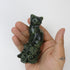 4 Inch Serpentine Kitty on Skull F37