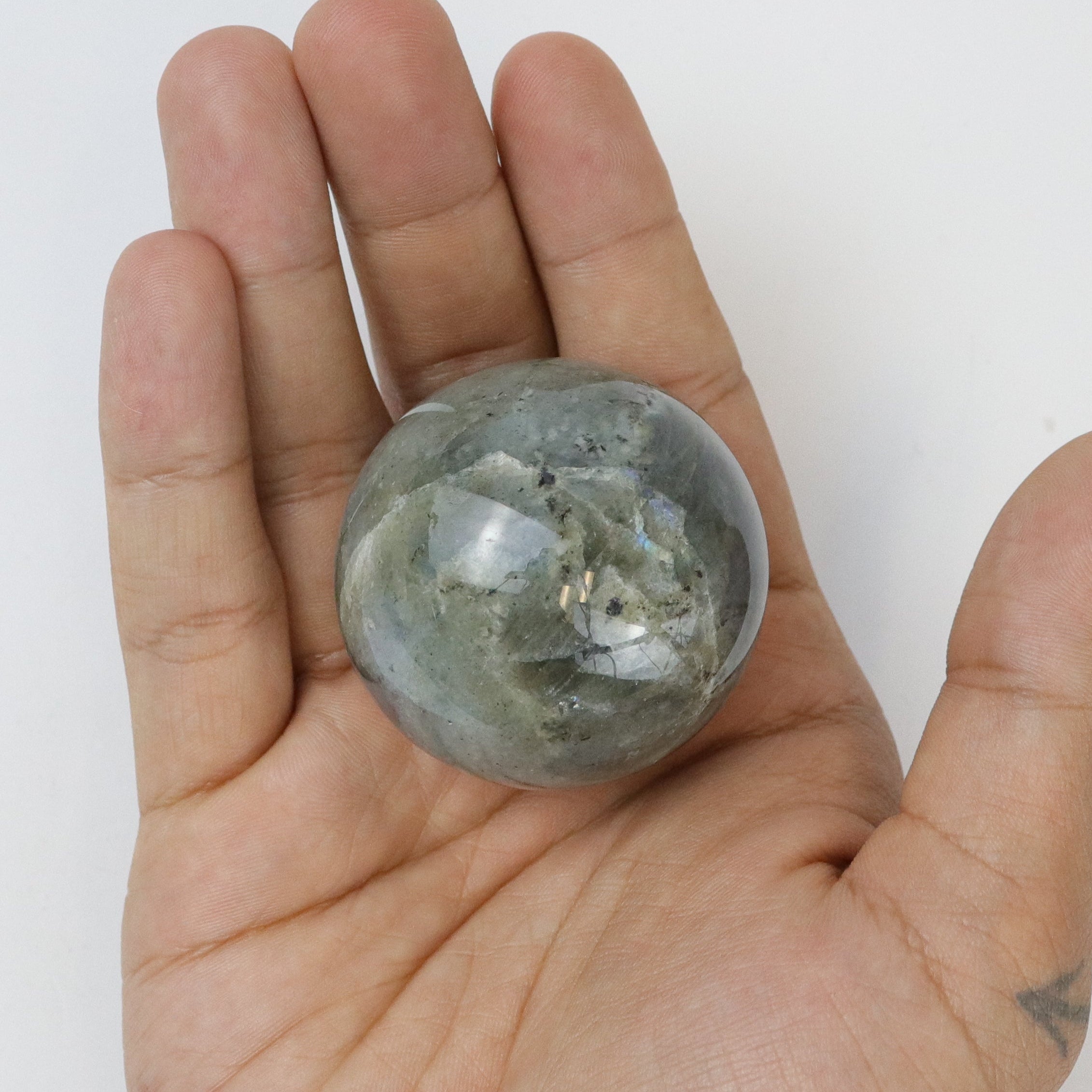 1.5 Inch Labradorite Sphere H12