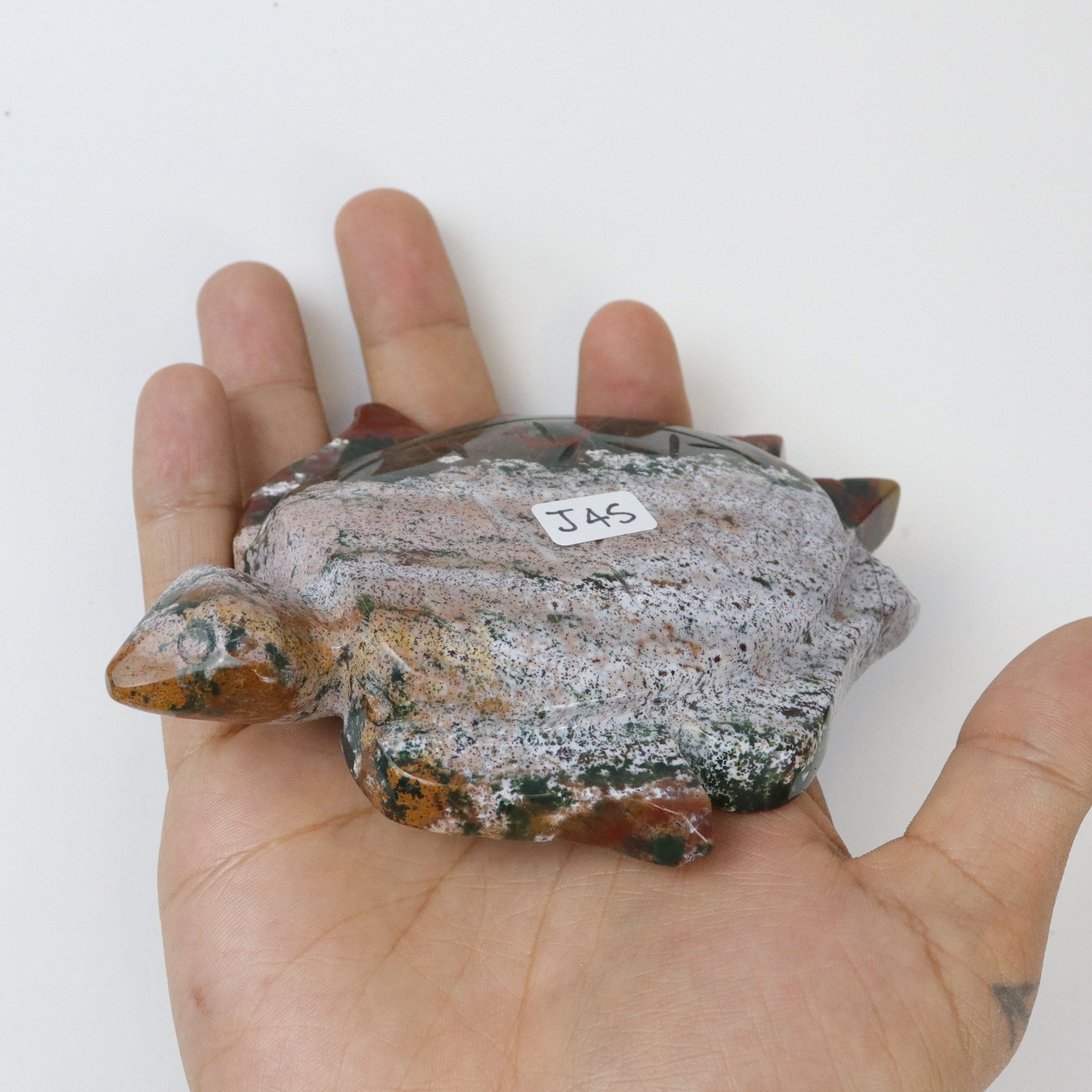 5 Inch Ocean Jasper Turtle J45