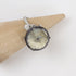Adjustable Pyrite Coin Ring K10
