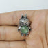 Adjustable Fluorite Labubu Ring B6